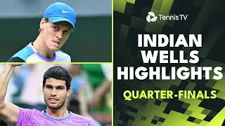 Alcaraz vs Zverev, Medvedev vs Rune, Sinner vs Lehecka et Paul vs Ruud. Voici les temps forts des quarts de finale à Indian Wells.