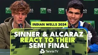 Carlos Alcaraz et Jannik Sinner réagissent à leur rencontre palpitante à Indian Wells ! 🗣