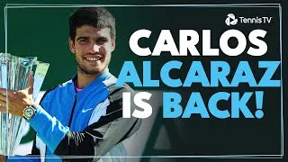 Carlos Alcaraz en pleine défense de son titre à Indian Wells 💫