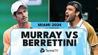 Andy Murray vs Matteo Berrettini - Miami 2024