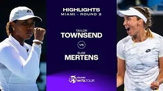 Les meilleurs moments de Townsend vs Mertens dans le 2e tour de Miami