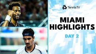 Monfils face à Lajovic ; Sonego, Auger-Aliassime en action | Miami 2024 Day 2 highlights