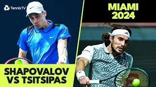 Denis Shapovalov vs Stefanos Tsitsipas - Miami 2024