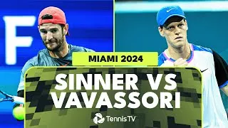 Jannik Sinner vs Andrea Vavassori - Miami 2024