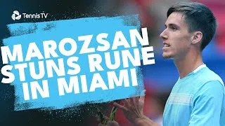 Fabian Marozsan étonne Holger Rune ! 😱 | Miami 2024 Highlights