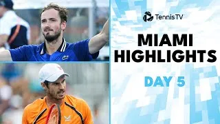 Medvedev affronte Norrie ; Murray et Machac s'affrontent | Meilleurs moments du 5e jour de Miami 2024