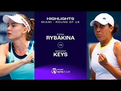 Elena Rybakina vs Madison Keys | 2024 Miami huitièmes de finale | Meilleurs moments