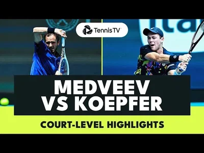 Daniil Medvedev vs Dominik Koepfer : les faits marquants du court | Miami 2024