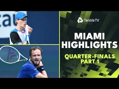 Sinner affronte Machac ; Medvedev et Jarry s'affrontent | Meilleurs moments des quarts de finale de Miami 2024
