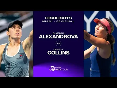 Ekaterina Alexandrova vs Danielle Collins | 2024 Miami Semifinal | Highlights