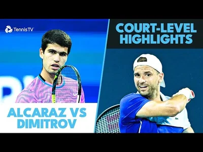 Alcaraz vs Dimitrov, regardez les moments forts de leur quart de finale comme si vous y étiez à Miami !