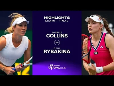 Danielle Collins vs Elena Rybakina | 2024 Miami Final | Highlights