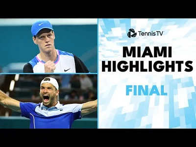 Les meilleurs moments du match Sinner vs Dimitrov pour le titre à Miami (vue classique)
