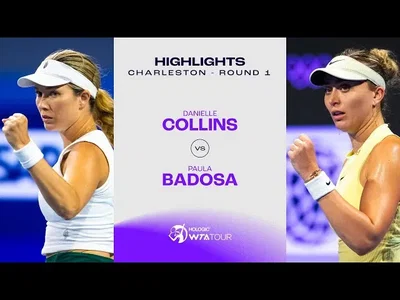 Danielle Collins vs. Paula Badosa | 2024 Charleston Round 1 | Highlights