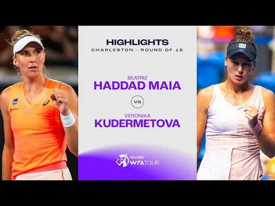 Les meilleurs moments du match Haddad Maia vs Kudermetova au troisième tour à Charleston