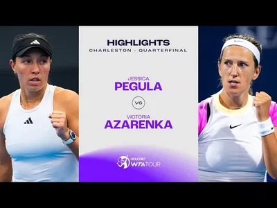 Les meilleurs moments de Pegula vs Azarenka en quarts de finale sur la terre battue de Charleston