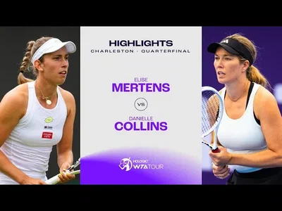 Les meilleurs moments des quarts de finale entre Collins et Mertens sur la terre battue verte de Charleston