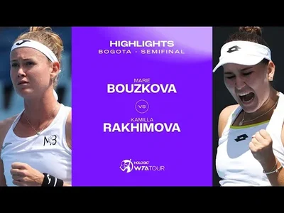 Les meilleurs moments de la solide victoire de Bouzkova sur Rakhimova en demi-finale sur la terre battue de Bogota