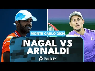 Nagal entre dans l'histoire à Monte-Carlo ! Regardez les moments forts de sa victoire sur Matteo Arnaldi.