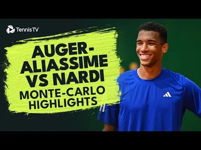 Les meilleurs moments du match Auger-Aliassime vs Nardi au premier tour sur la terre battue de Monte-Carlo