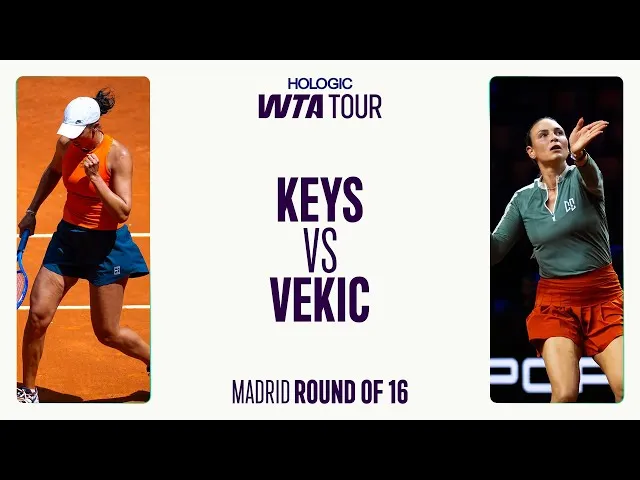 Madison Keys vs. Donna Vekic | Resumen de Madrid 2025  

----