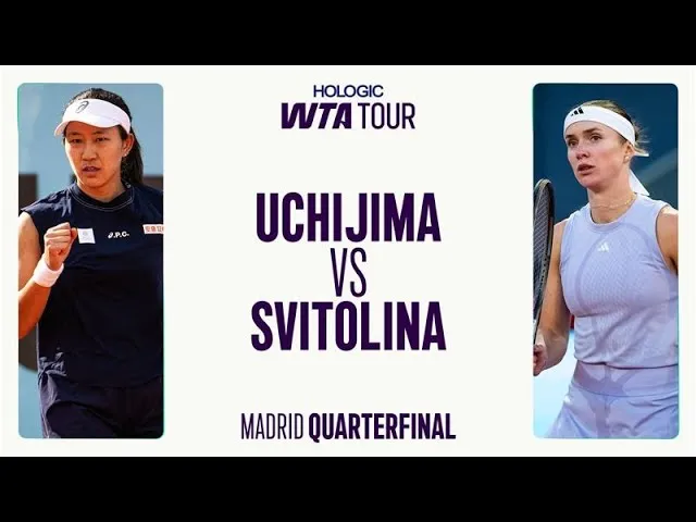 Moyuka Uchijima contre Elina Svitolina | Résumé de Madrid 2025
