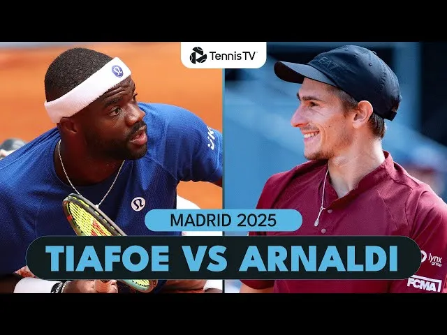 Frances Tiafoe contre Matteo Arnaldi pour une place en quarts de finale | Madrid 2025 résumé