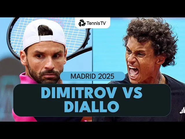 RIDICULE Grigor Dimitrov contre Gabriel Diallo Choc 🥵 | Madrid 2025