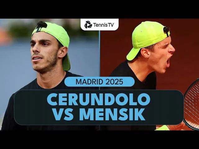 Francisco Cerundolo contre Jakub Mensik résumé | Madrid 2025