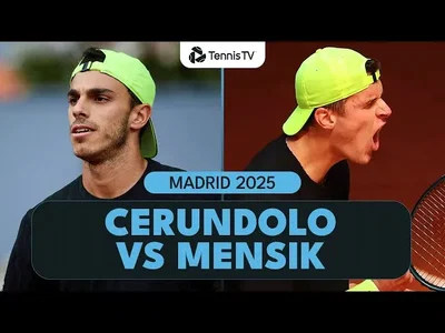 Francisco Cerundolo contre Jakub Mensik résumé | Madrid 2025