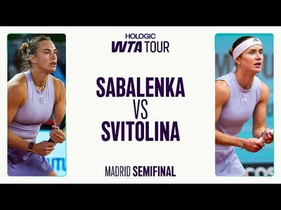 Aryna Sabalenka vs. Elina Svitolina | Résumé Madrid 2025