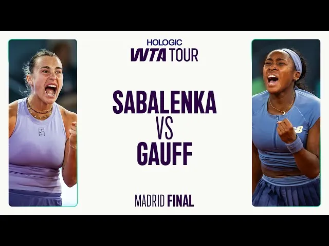 Aryna Sabalenka vs. Coco Gauff | Résumé 2025 Madrid