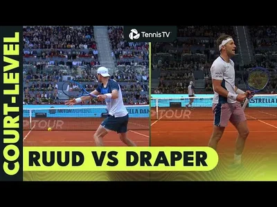Casper Ruud contre Jack Draper : meilleurs moments au niveau du court | Finale Madrid 2025