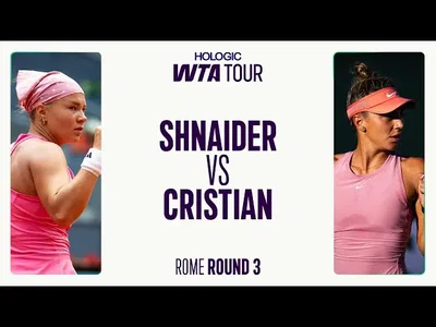 Diana Shnaider contre Jaqueline Cristian | 3e tour Rome 2025