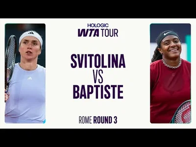Elina Svitolina contre Hailey Baptiste | 3e tour Rome 2025