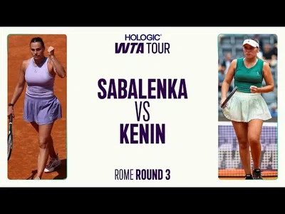 Aryna Sabalenka contre Sofia Kenin | Résumé Rome 2025