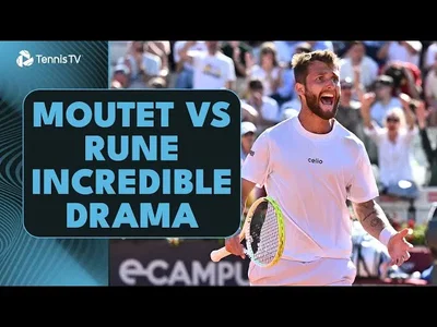 Incroyables temps forts de Holger Rune contre Corentin Moutet | Rome 2025