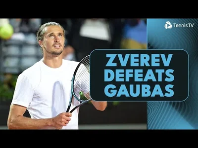 Alexander Zverev poursuit sa défense du titre face à Vilius Gaubas | Rome 2025
