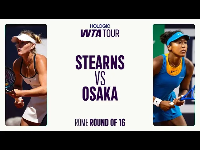Peyton Stearns contre Naomi Osaka | Résumé de Rome 2025