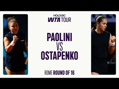 Jasmine Paolini contre Jelena Ostapenko | Résumé de Rome 2025