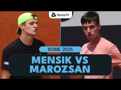 Jakub Mensik contre Fabian Marozsan | Résumé de Rome 2025