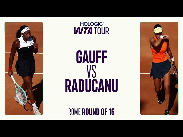 Coco Gauff contre Emma Raducanu | Résumé de Rome 2025