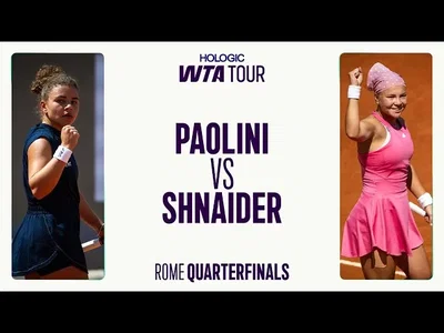 Jasmine Paolini contre Diana Shnaider | Résumé de Rome 2025