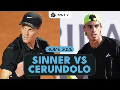 Jannik Sinner vs Francisco Cerundolo | Rome 2025 highlights
