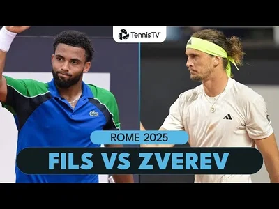 Arthur Fils contre Alexander Zverev | Résumé de Rome 2025