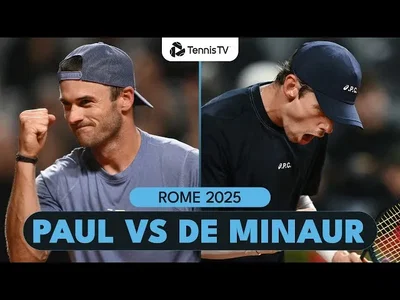 Tommy Paul contre Alex De Minaur | Rome 2025 résumé