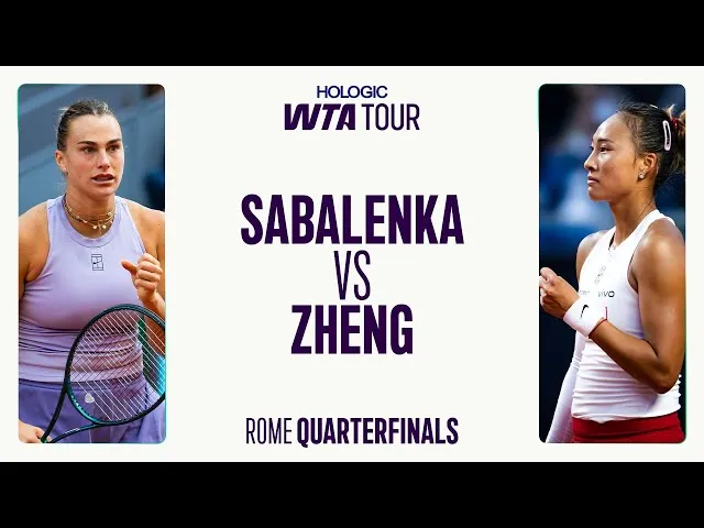 Aryna Sabalenka vs. Zheng Qinwen | 2025 Rome highlights