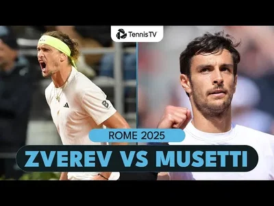 Alexander Zverev vs Lorenzo Musetti 💥 | Rome 2025 highlights