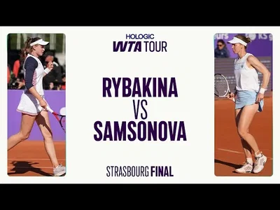Liudmila Samsonova contre Elena Rybakina | Temps forts de la finale de Strasbourg 2025