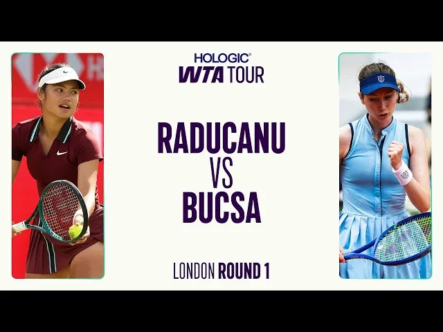 Emma Raducanu vs. Cristina Bucsa résumé | 1er tour Londres 2025